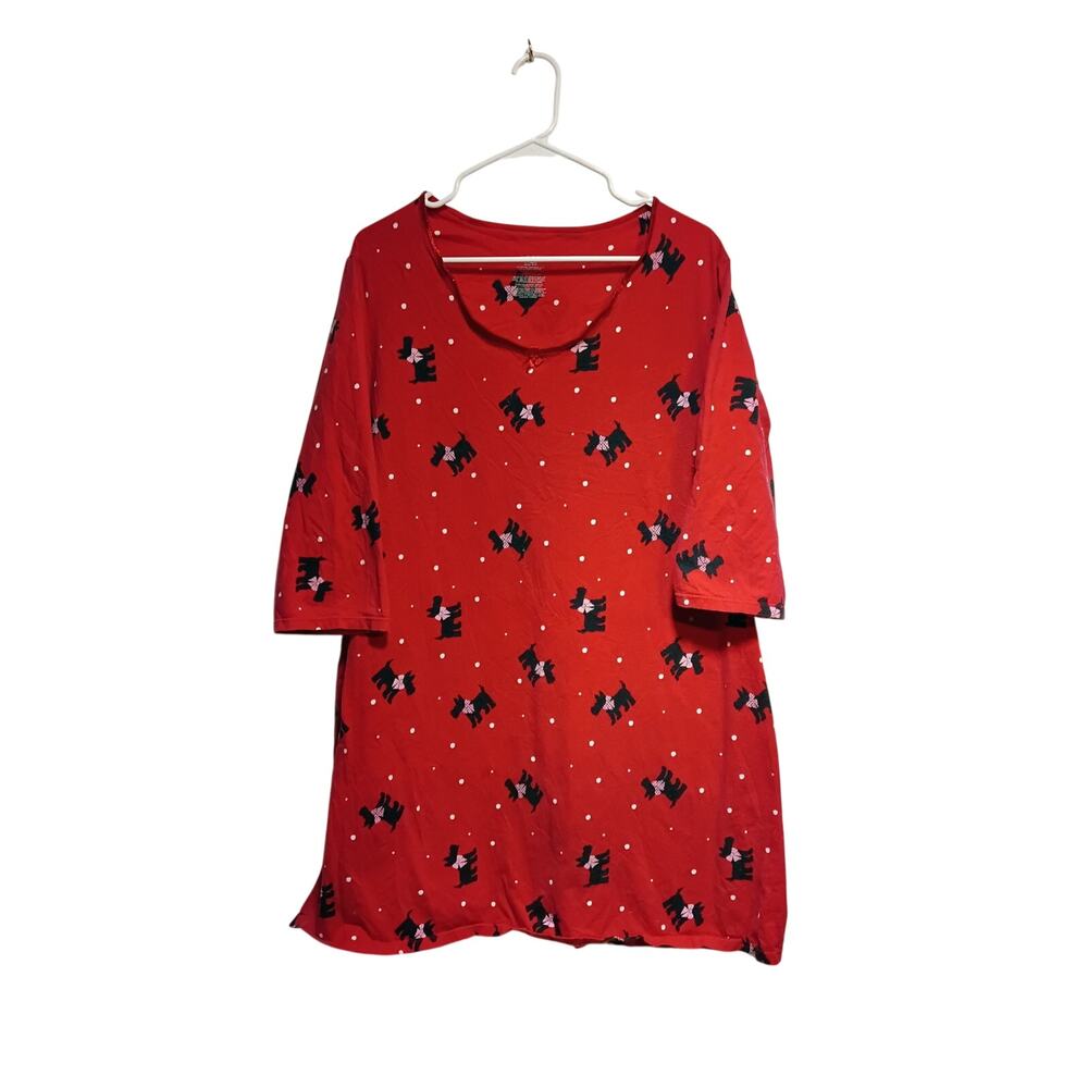 Women's Red Nightgown Size 2X